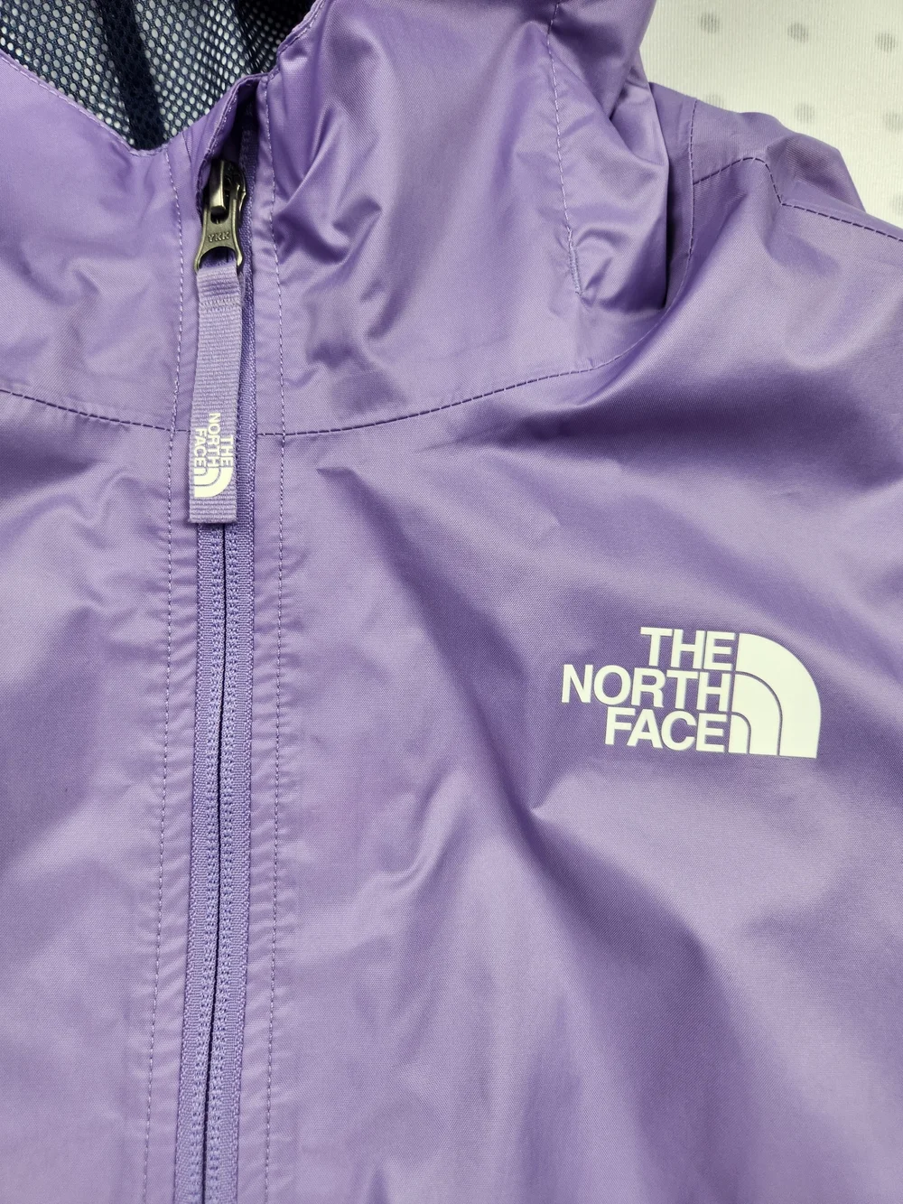 The North Face Girls DryVent Hooded Rain Jacket Lavder Size Xl